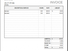 Consulting Company Invoice Template