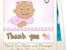 13 Customize Our Free Thank You Card Template Baby Gift Templates with Thank You Card Template Baby Gift