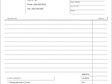 13 Free Printable Blank Job Invoice Template in Photoshop for Blank Job Invoice Template
