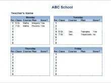 13 Free Printable Class Schedule Template For Teachers Photo with Class Schedule Template For Teachers