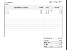 13 Free Printable Consulting Services Invoice Template Excel Formating for Consulting Services Invoice Template Excel