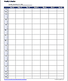 13 Free Printable Daily Calendar Log Template For Free with Daily Calendar Log Template