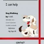 13 Free Printable Dog Walker Flyer Template Free PSD File by Dog Walker Flyer Template Free