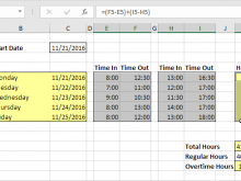 13 Free Printable Excel 2010 Time Card Template Formating with Excel 2010 Time Card Template