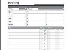 13 Free Printable Gtd Meeting Agenda Template for Ms Word with Gtd Meeting Agenda Template