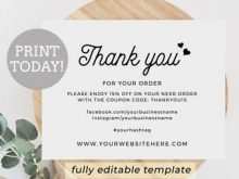 13 Free Printable Thank You Card Template Small With Stunning Design with Thank You Card Template Small
