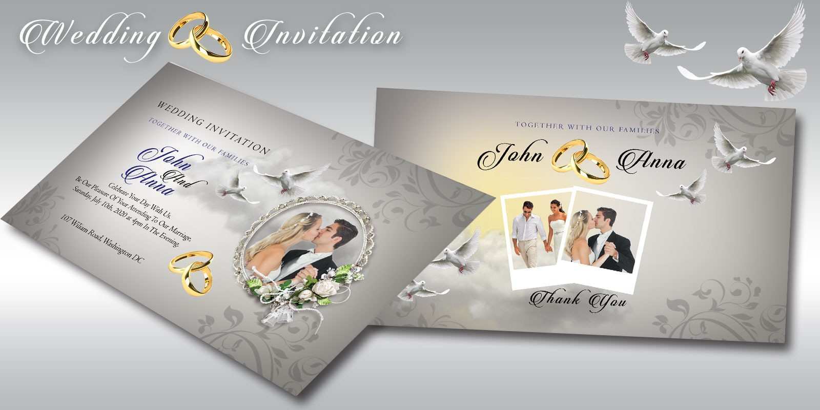 13 Free Printable Wedding Invitation Flyer Template Photo for Wedding Invitation Flyer Template
