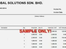 13 Free Tax Invoice Example Malaysia for Ms Word with Tax Invoice Example Malaysia