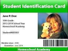 Teacher Id Card Template Word