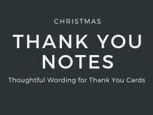 13 Free Thank You Card Template For Christmas Download with Thank You Card Template For Christmas
