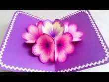 13 How To Create 3D Flower Pop Up Card Tutorial Step By Step PSD File by 3D Flower Pop Up Card Tutorial Step By Step