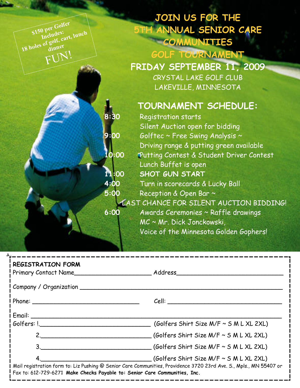 13 How To Create Golf Scramble Flyer Template Free Photo with Golf
