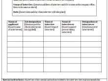 13 How To Create Interview Schedule Sheet Template Templates for Interview Schedule Sheet Template