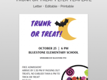 13 How To Create Trunk Or Treat Flyer Template Free in Word for Trunk Or Treat Flyer Template Free