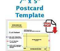 13 Online 7X5 Postcard Template Formating with 7X5 Postcard Template
