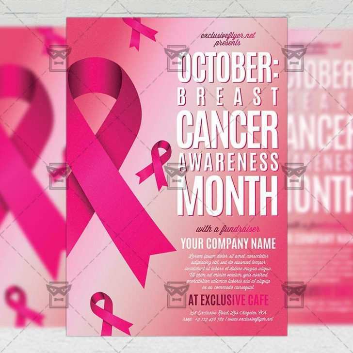 13 Printable Breast Cancer Fundraiser Flyer Templates Maker by Breast Cancer Fundraiser Flyer Templates