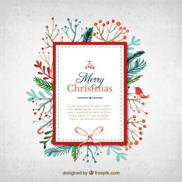 13 Printable Christmas Card Layout Vector in Word for Christmas Card Layout Vector