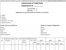 13 Standard Invoice Format Of Gst PSD File by Invoice Format Of Gst