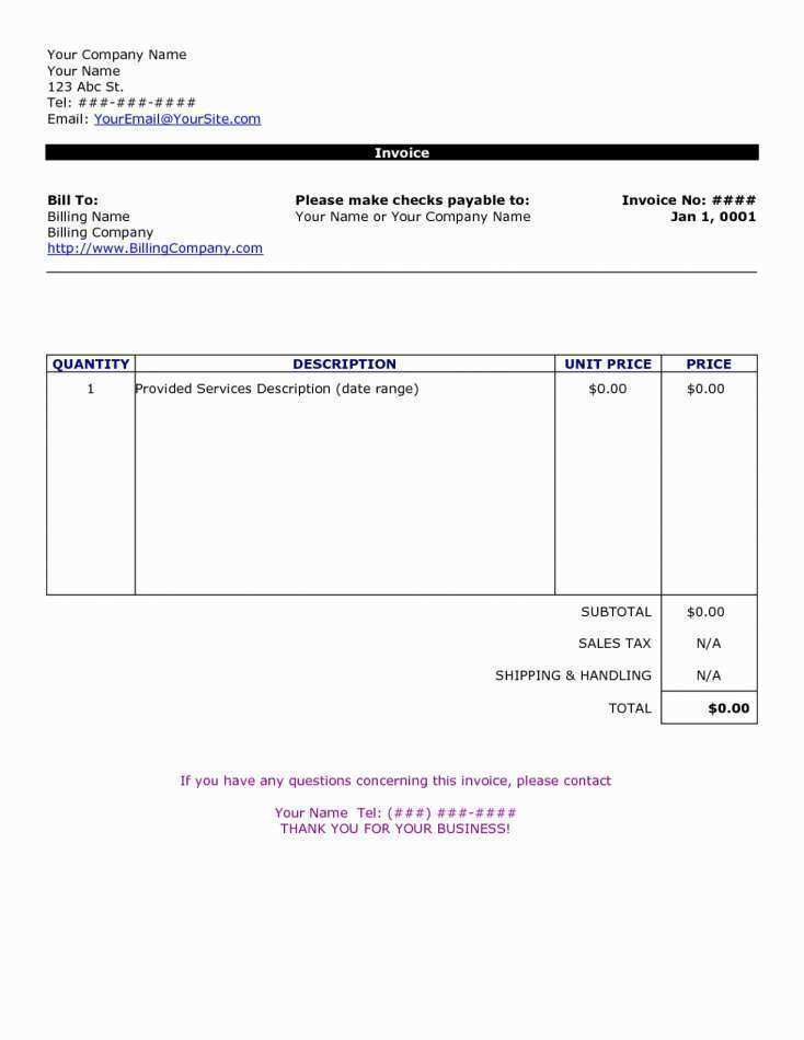 Invoice Template For Makeup Artist Cards Design Templates