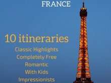 13 The Best Travel Itinerary Template Paris Maker by Travel Itinerary Template Paris