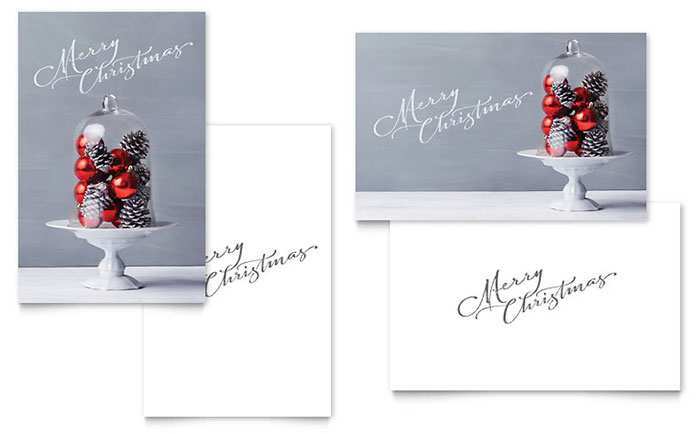 13 Visiting Christmas Card Template For Pages With Stunning Design with Christmas Card Template For Pages