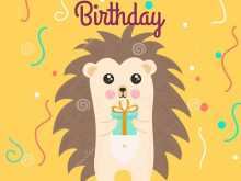 13 Visiting Lion Birthday Card Template PSD File for Lion Birthday Card Template