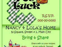 13 Visiting Potluck Flyer Template Layouts by Potluck Flyer Template