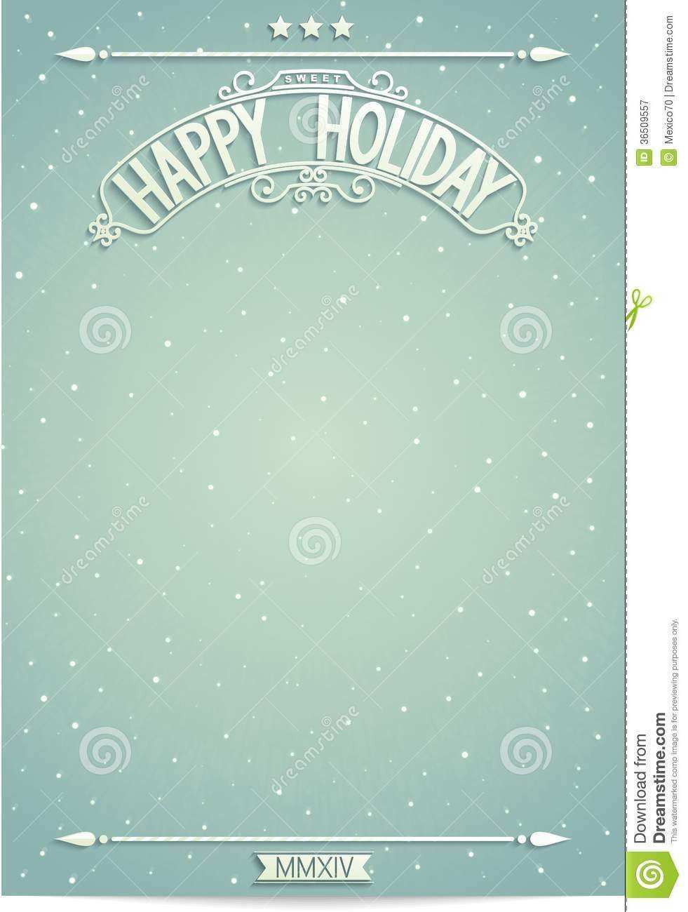 14 Adding Happy Holidays Flyer Template Free Formating by Happy Holidays Flyer Template Free