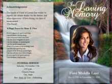 14 Best Memorial Service Flyer Template For Free by Memorial Service Flyer Template