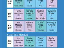 14 Best Yoga Class Schedule Template Templates with Yoga Class Schedule Template