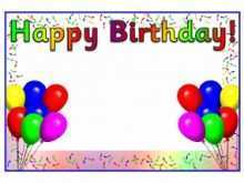 14 Blank Birthday Card Templates Sparklebox Maker with Birthday Card Templates Sparklebox