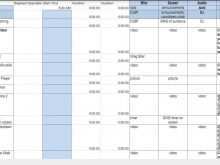 14 Blank Concert Production Schedule Template Formating with Concert Production Schedule Template