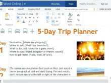 14 Blank Family Trip Agenda Template Photo for Family Trip Agenda Template