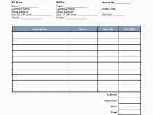 14 Blank Hourly Invoice Template Free Maker by Hourly Invoice Template Free