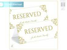 14 Blank Reserved Tent Card Template Download with Reserved Tent Card Template