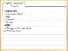 14 Blank Word Recipe Card Template Free For Free with Word Recipe Card Template Free