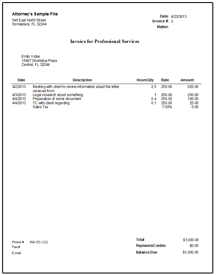 14 Create Lawyer Invoice Example Formating for Lawyer Invoice Example 14 Create Lawyer Invoice Example Formating for Lawyer Invoice Example
