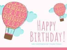 14 Creative Happy Birthday Card Template A4 PSD File with Happy Birthday Card Template A4