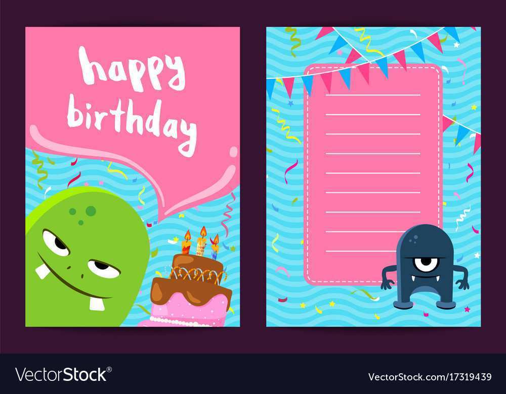 14 Creative Otter Birthday Card Template Photo for Otter Birthday Card Template