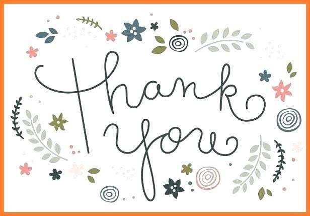14 Creative Thank You Card Templates For Word Maker for Thank You Card Templates For Word