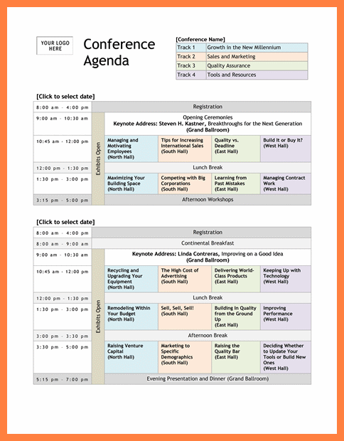 14 Customize Conference Agenda Planning Template PSD File for Conference Agenda Planning Template