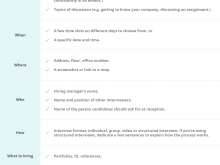14 Customize Job Interview Schedule Template Maker by Job Interview Schedule Template