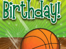 14 Customize Our Free Birthday Card Template Basketball Now by Birthday Card Template Basketball