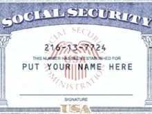 14 Customize Our Free Free Printable Social Security Card Template Maker for Free Printable Social Security Card Template