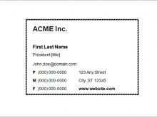 14 Customize Set Up Business Card Template In Word Photo for Set Up Business Card Template In Word