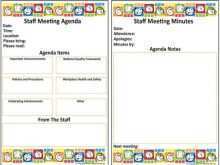 14 Customize Staff Meeting Agenda Template Childcare With Stunning Design by Staff Meeting Agenda Template Childcare