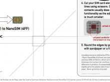 Template To Cut Down Sim Card For Iphone 5