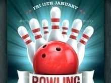 14 Free Bowling Night Flyer Template in Photoshop with Bowling Night Flyer Template