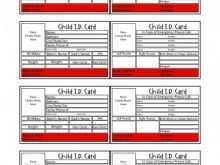 14 Free Child Id Card Template Word Now with Child Id Card Template Word