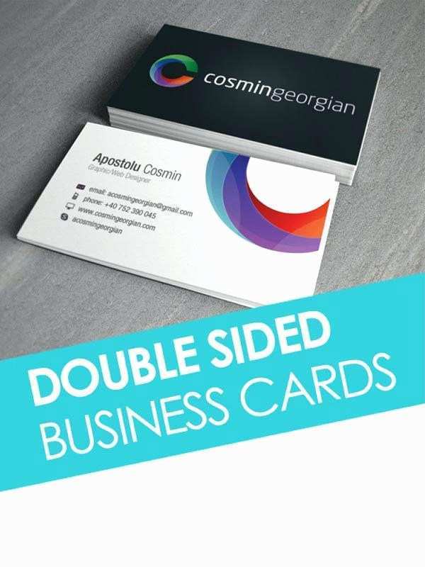 [18+] Double Sided Business Card Template Word Free